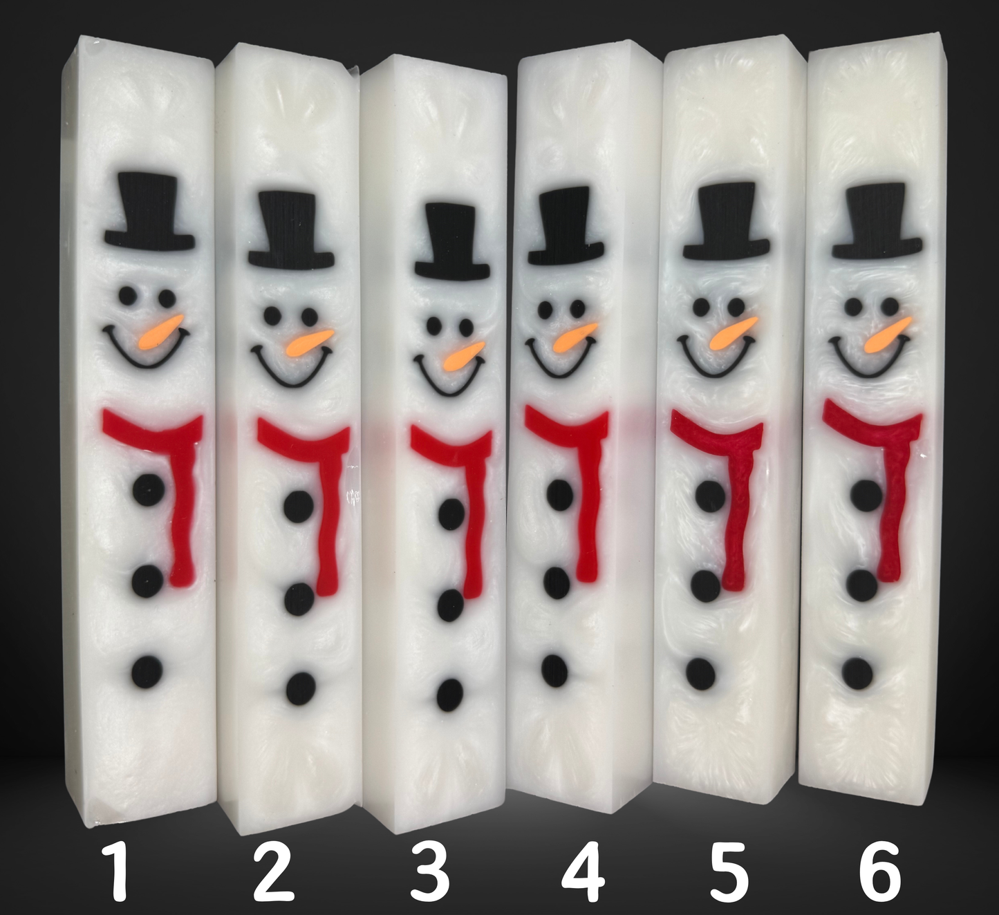 Snowman Red Scarf Pen Blank