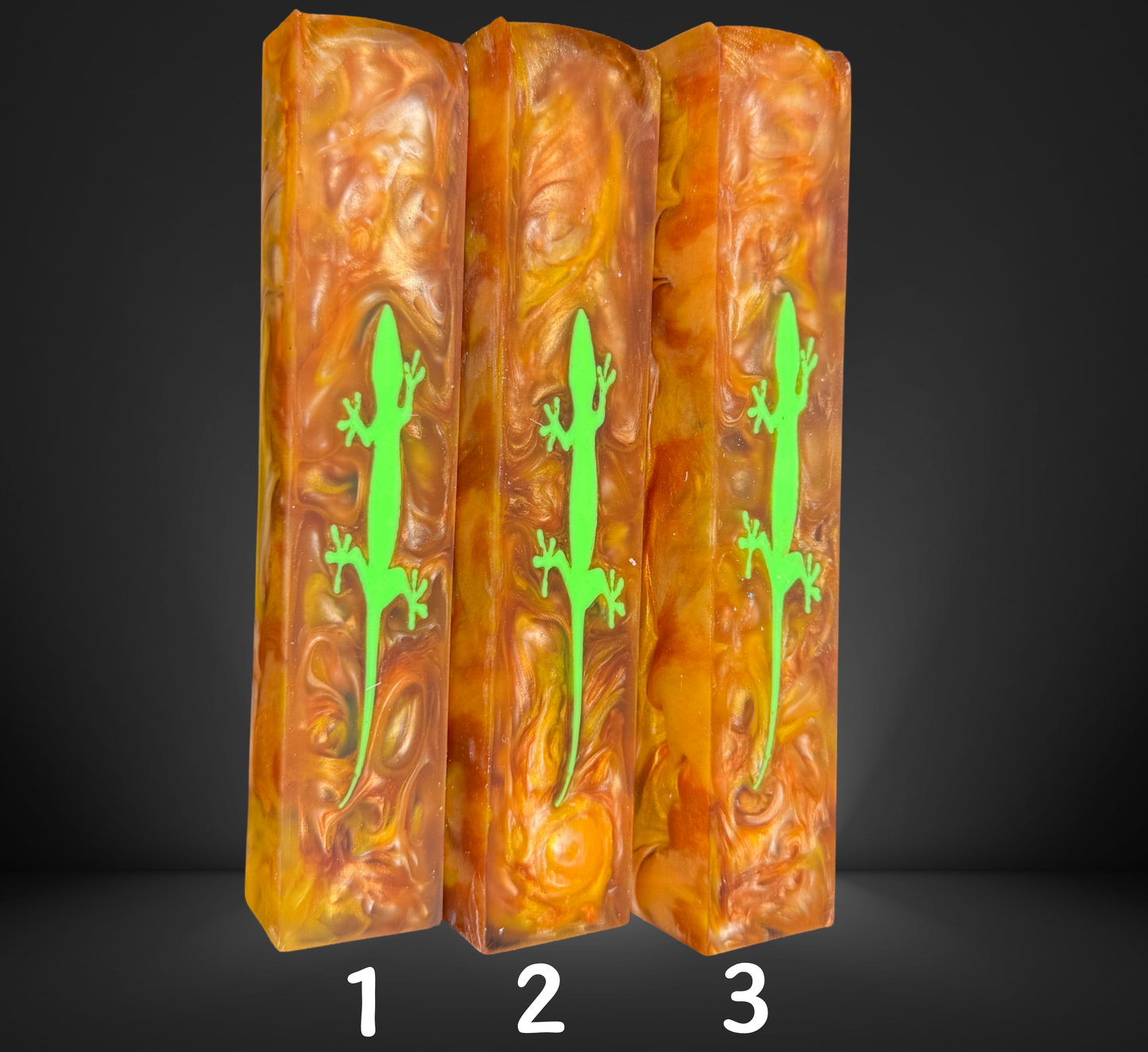 Lizard 3D Print Signature Pen Blank