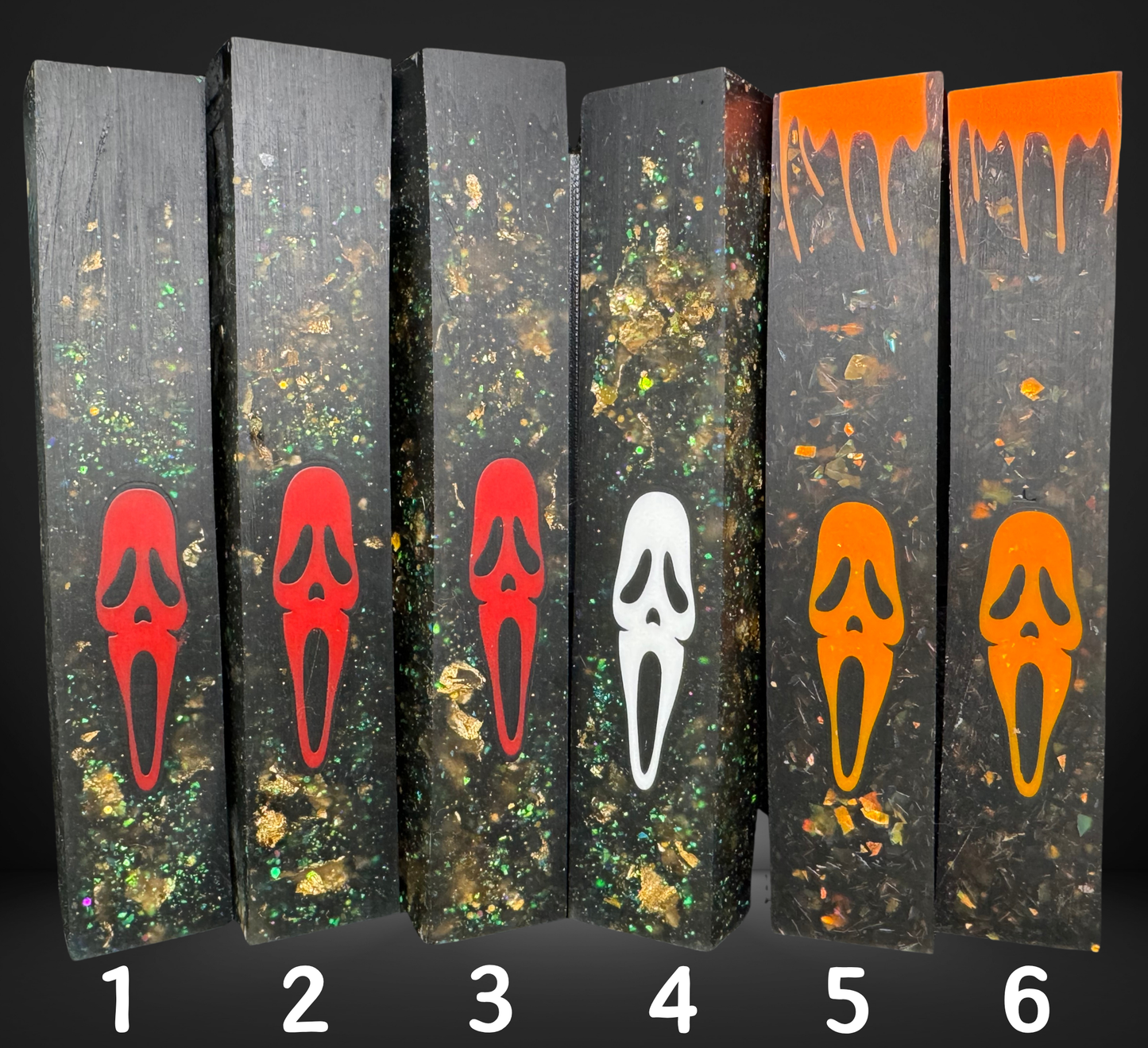 Horror Ghost Variety Signature 3D Print Resin Pen Blank