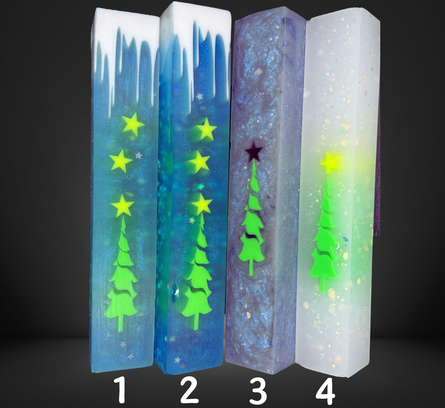 Christmas Tree Pen Blank