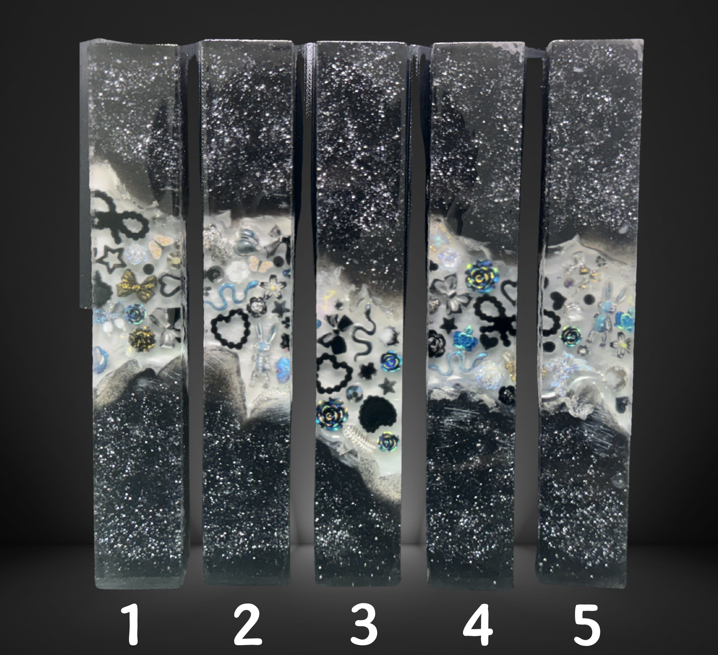 Black Charmed Series Pen Blank
