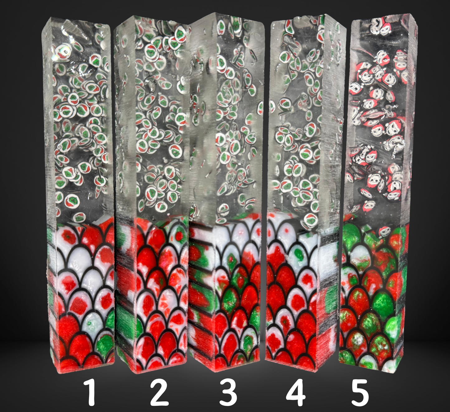 Christmas Scales Charmed Series Pen Blank