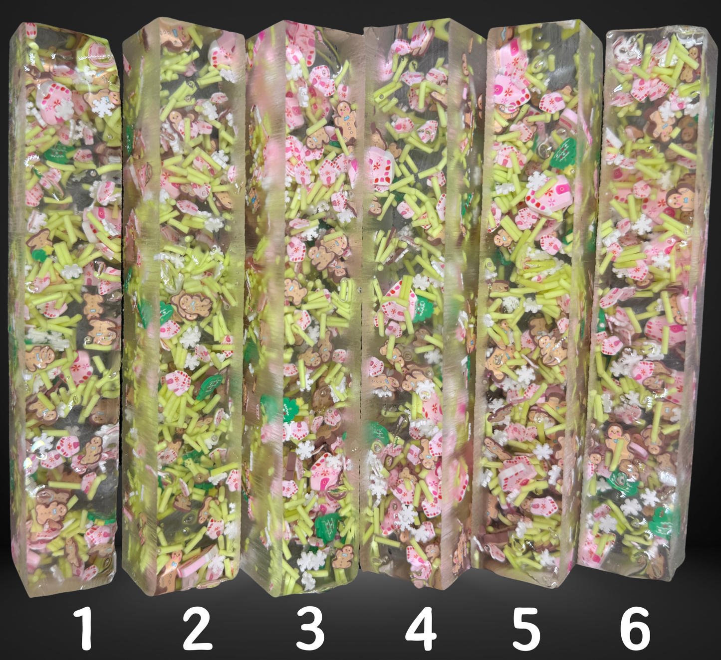 Gingerbread Candyland Charmed Series Pen Blank