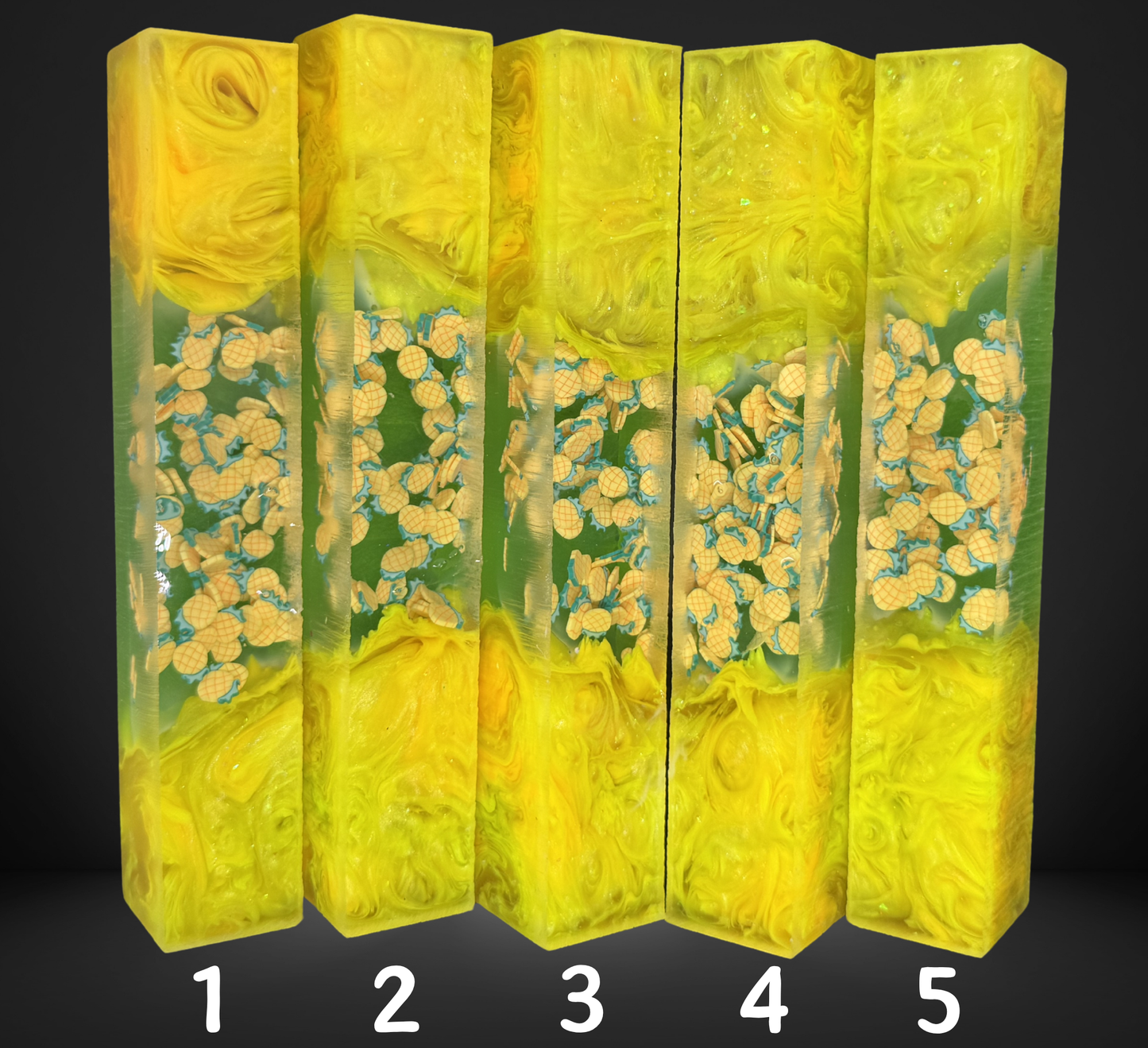 Pineapple Charmed Series Pen Blank
