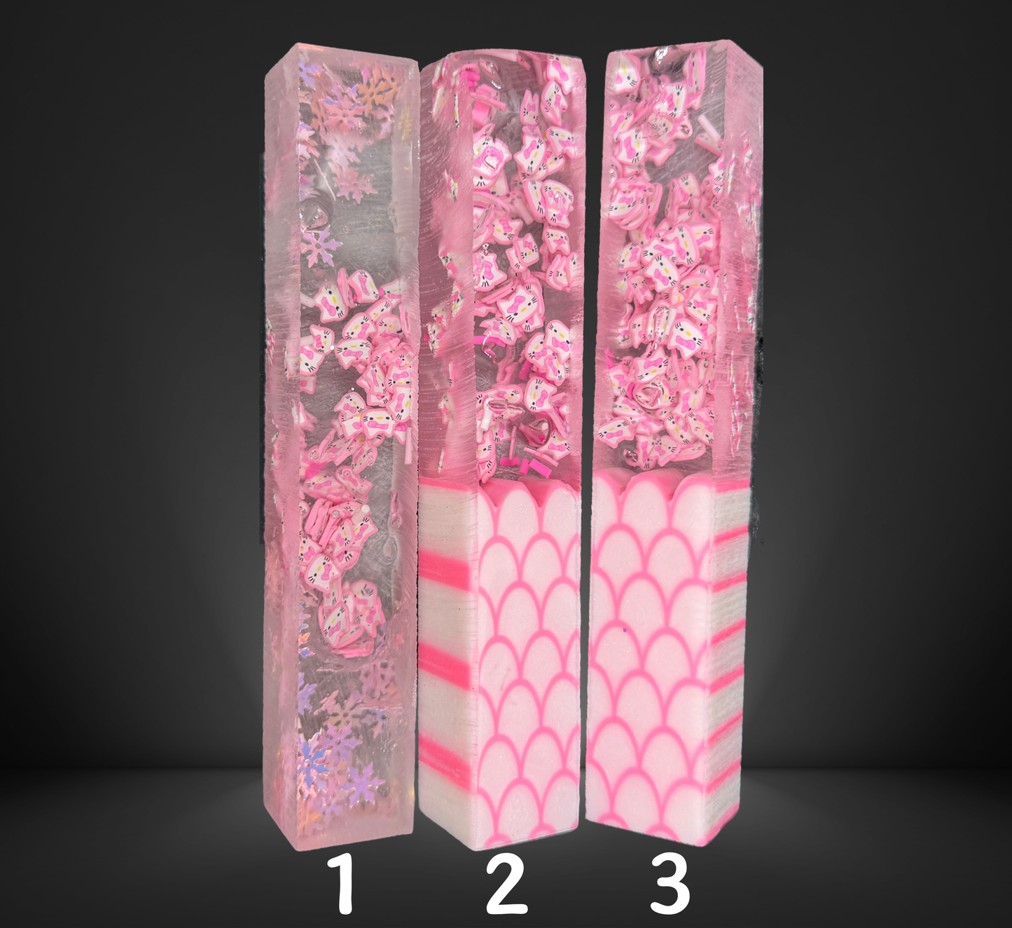 Pink Kitty Charmed Series Pen Blank