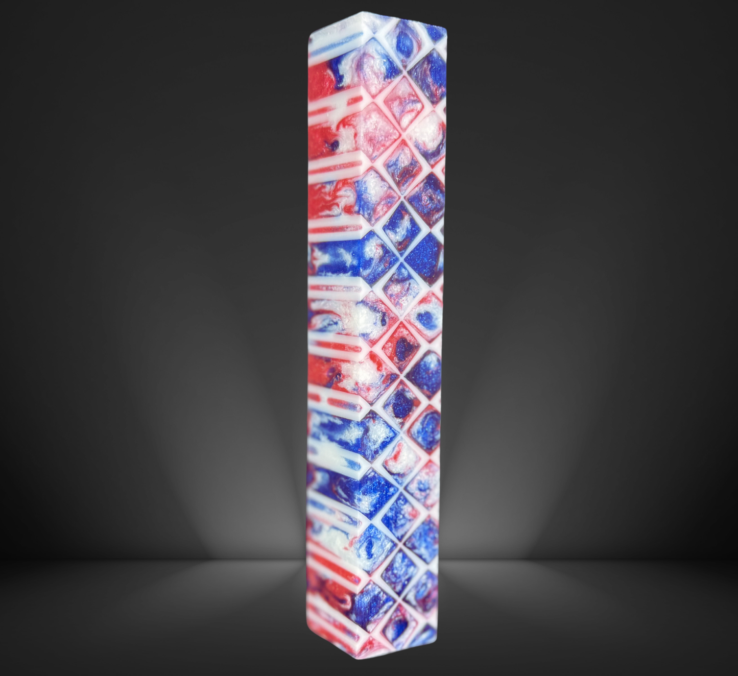 Patriotic Diamonds Pen Blank