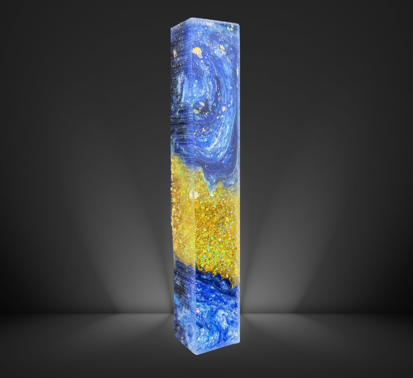 Sunken Treasure Geode Swirled Pen Blank