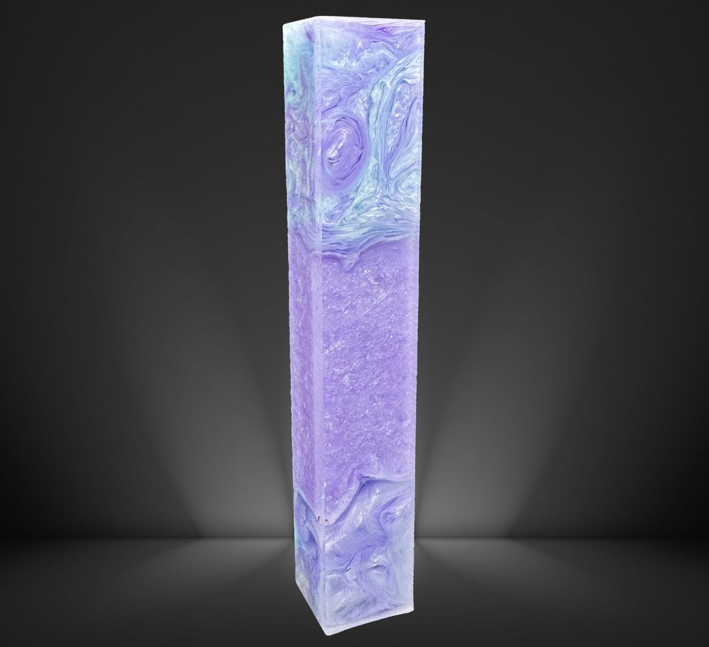 Pastel Mermaid Geode Swirled Pen Blanks