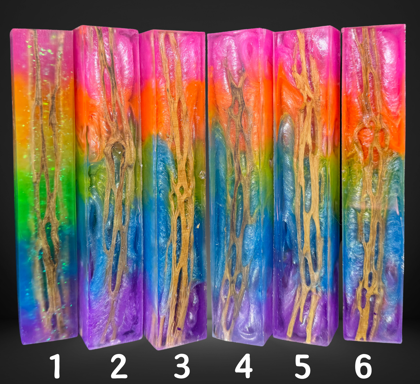 Rainbow Cholla Cactus Hybrid Pen Blank