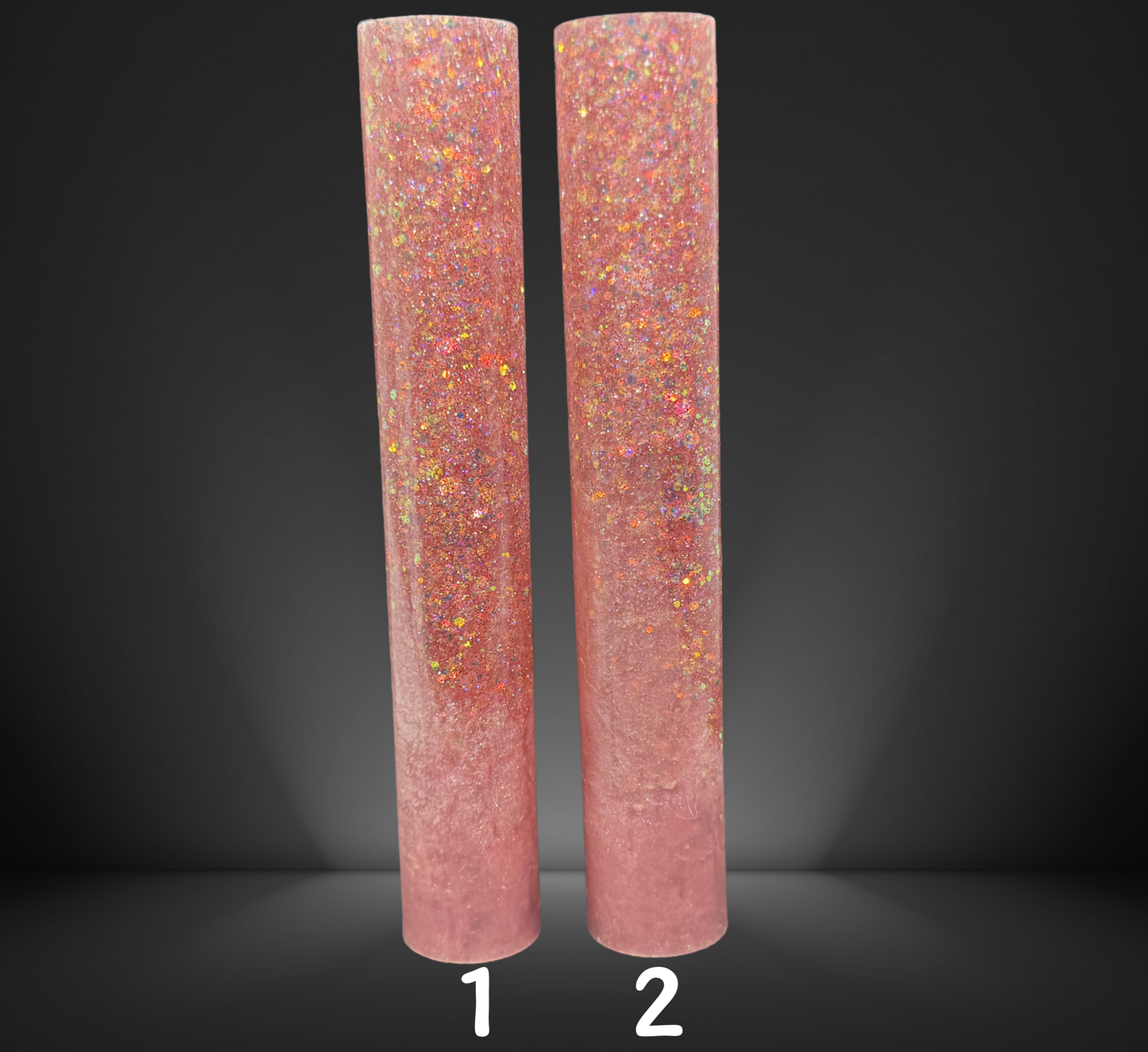 Dusty Rose Glittered Jumbo Round Pen Blank