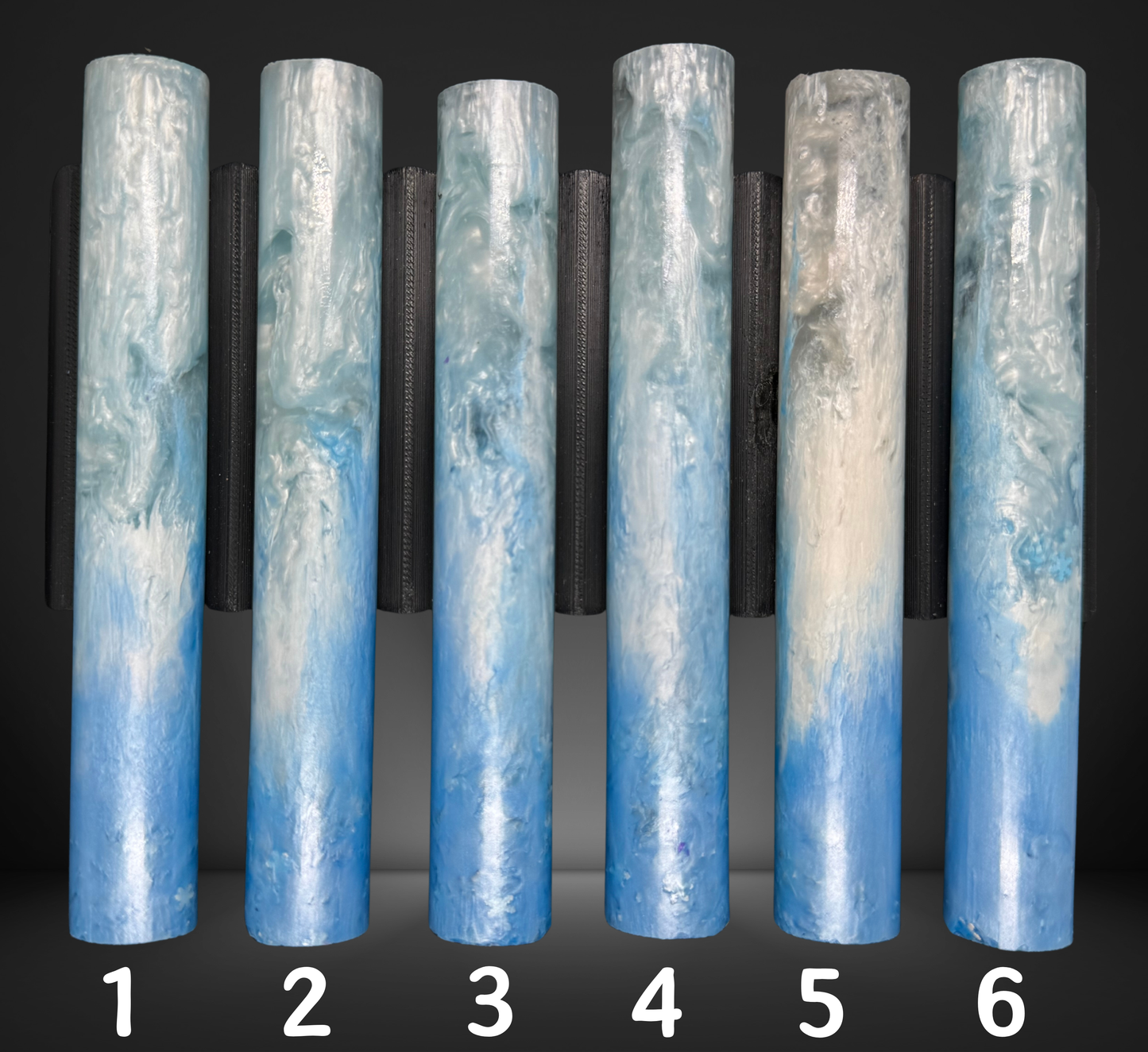 Snowflake Swirl Round Pen Blank