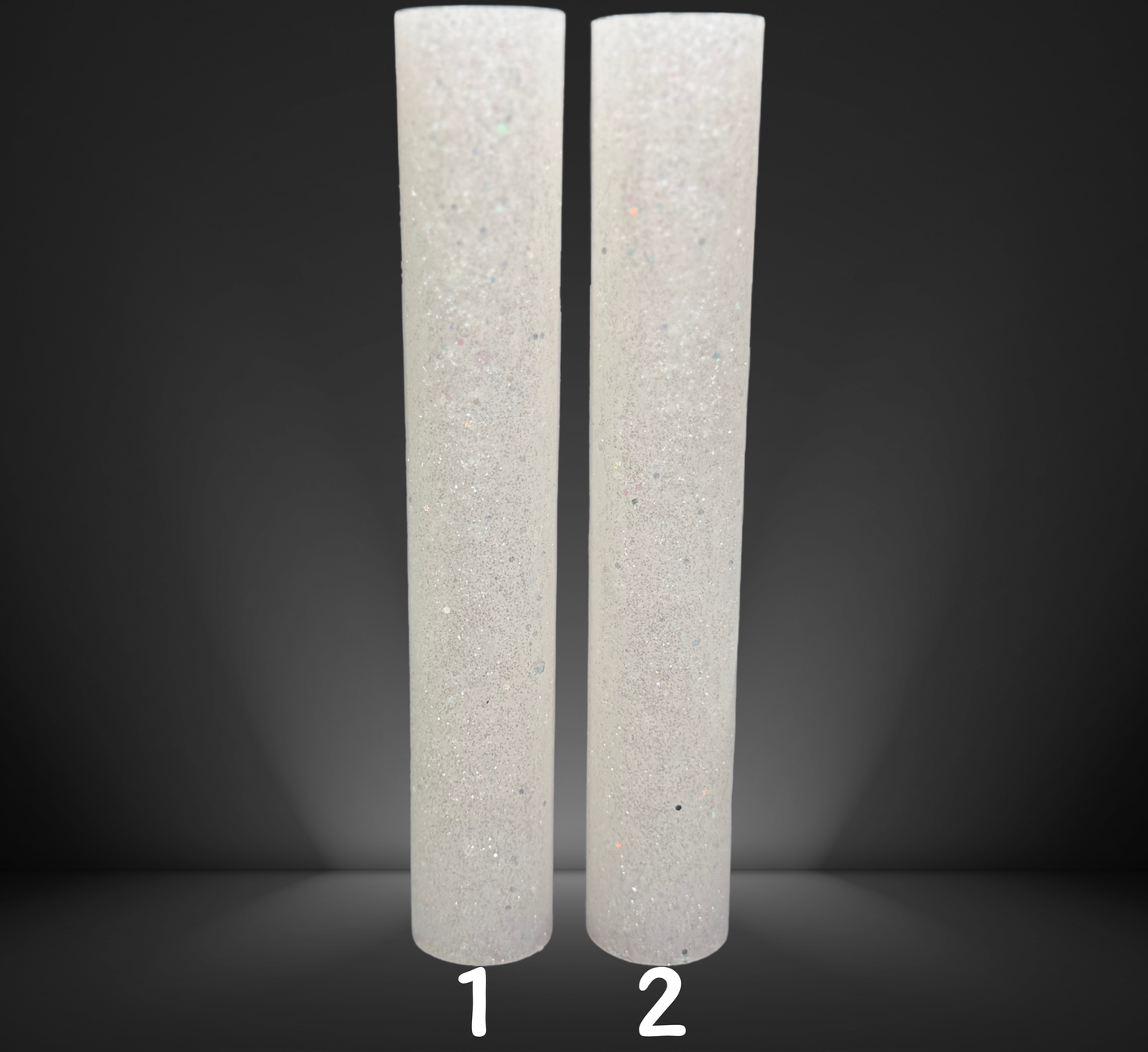 Glistening Snow Jumbo Round Pen Blank