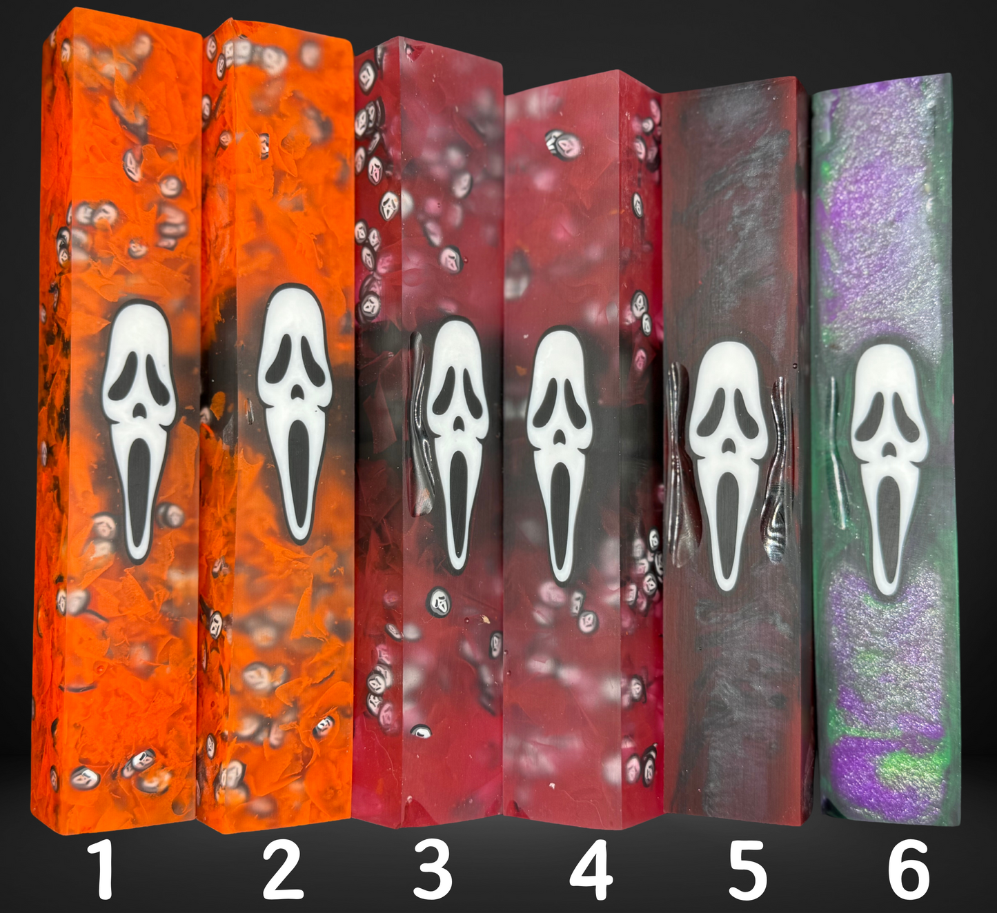 Scream Signature 3D Print Resin Pen Blank