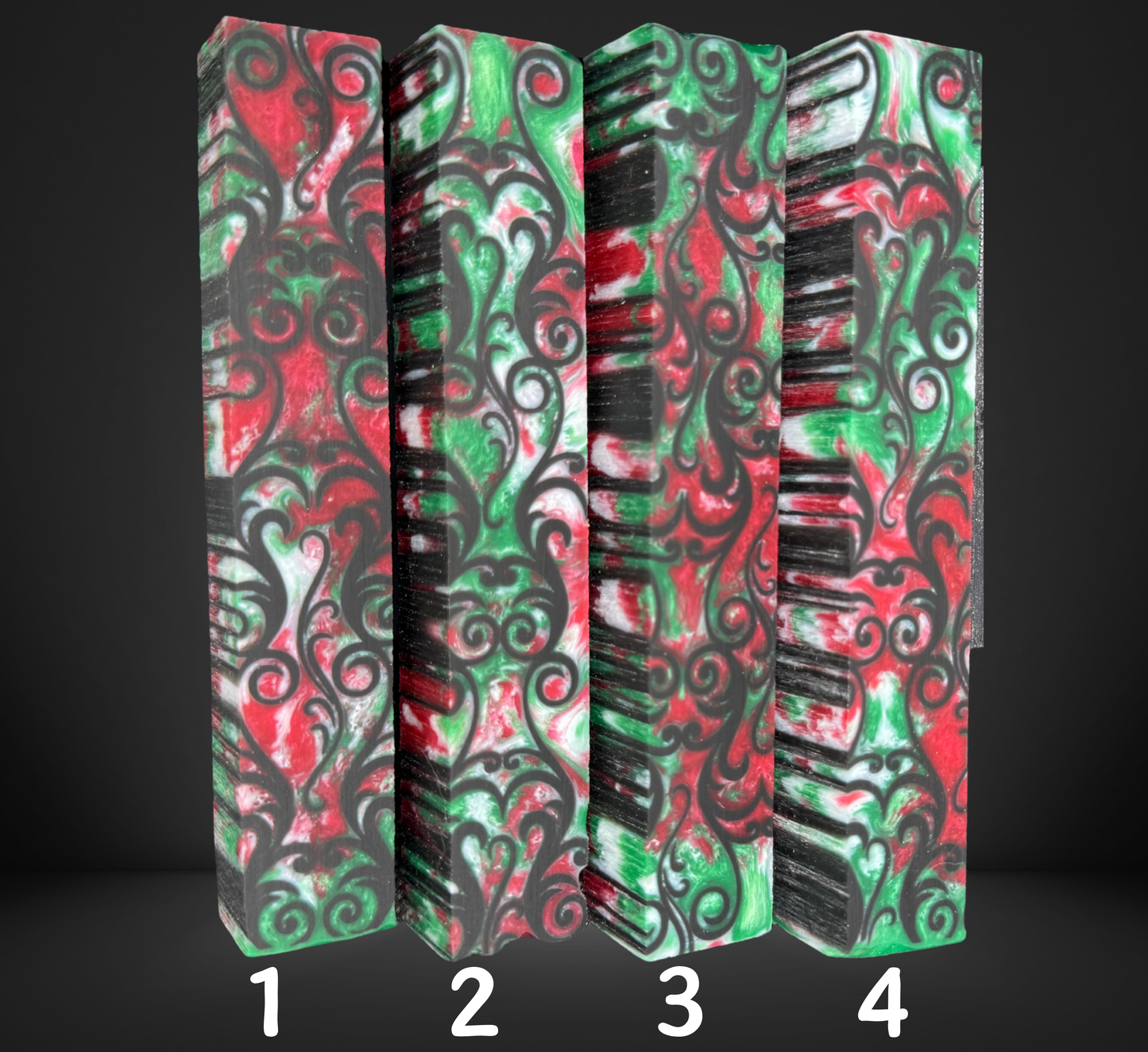 Fancy Scroll Christmas Pen Blank