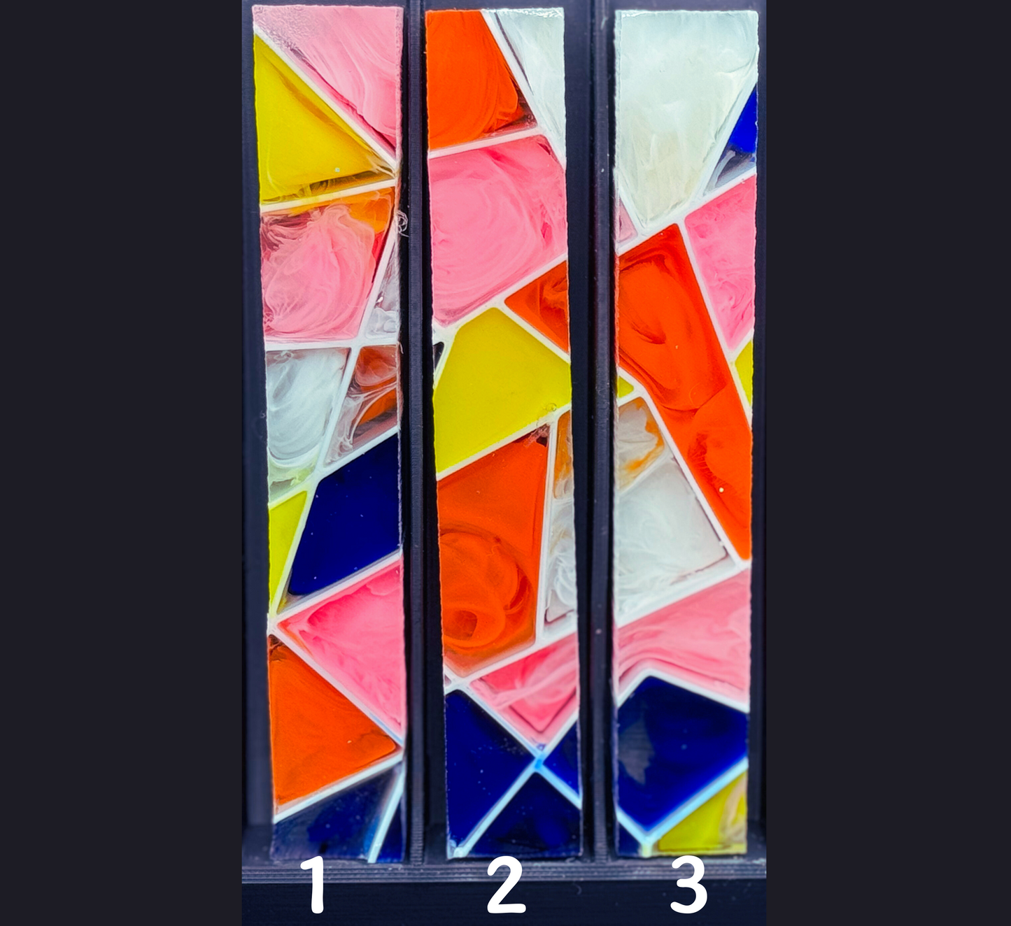 Coastal Stained Glass Pen Blank