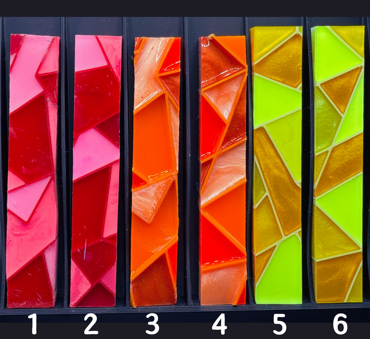 Ombre Stained Glass Pen Blank