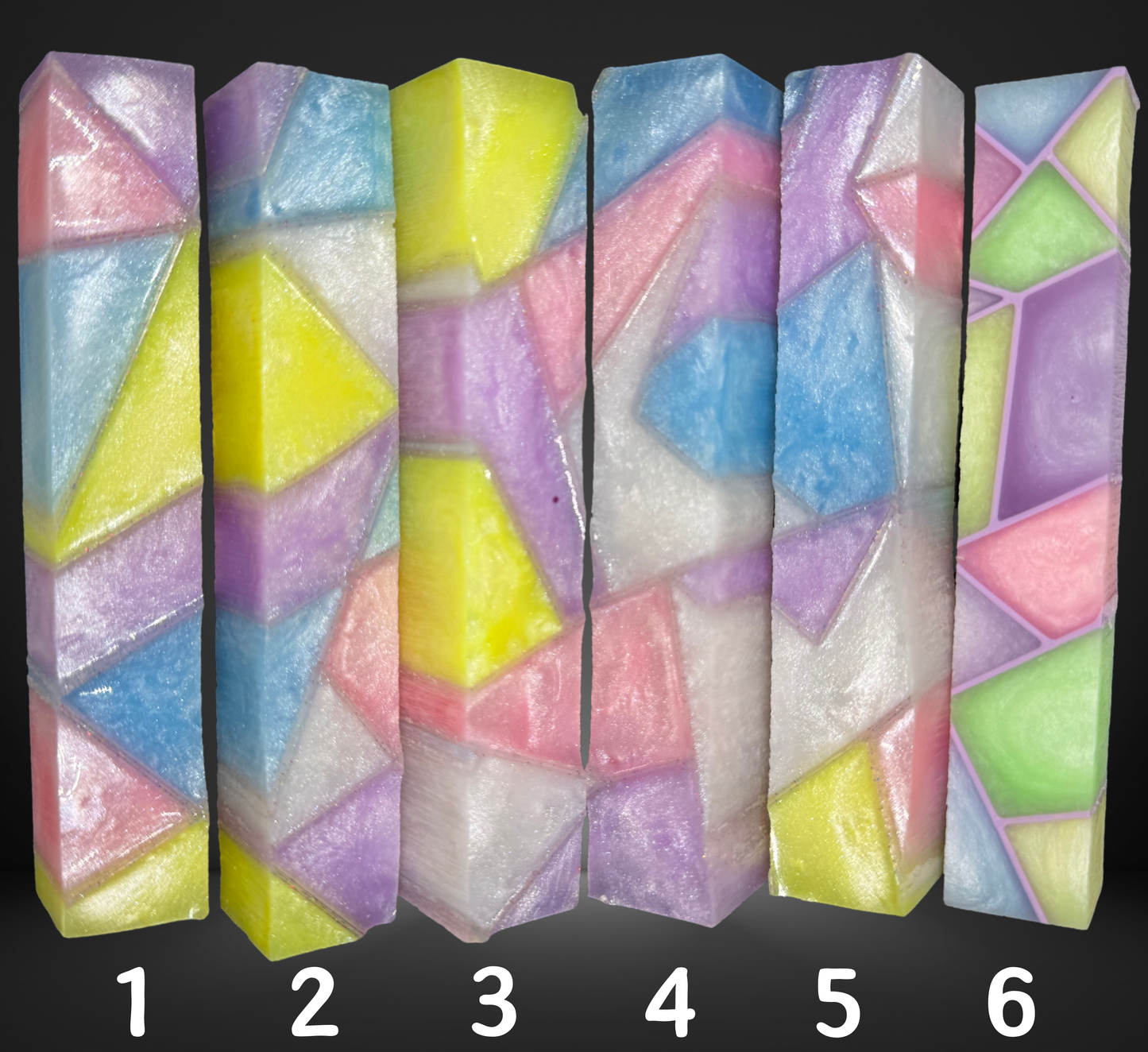 Sugar Floss Stained Glass Pen Blank