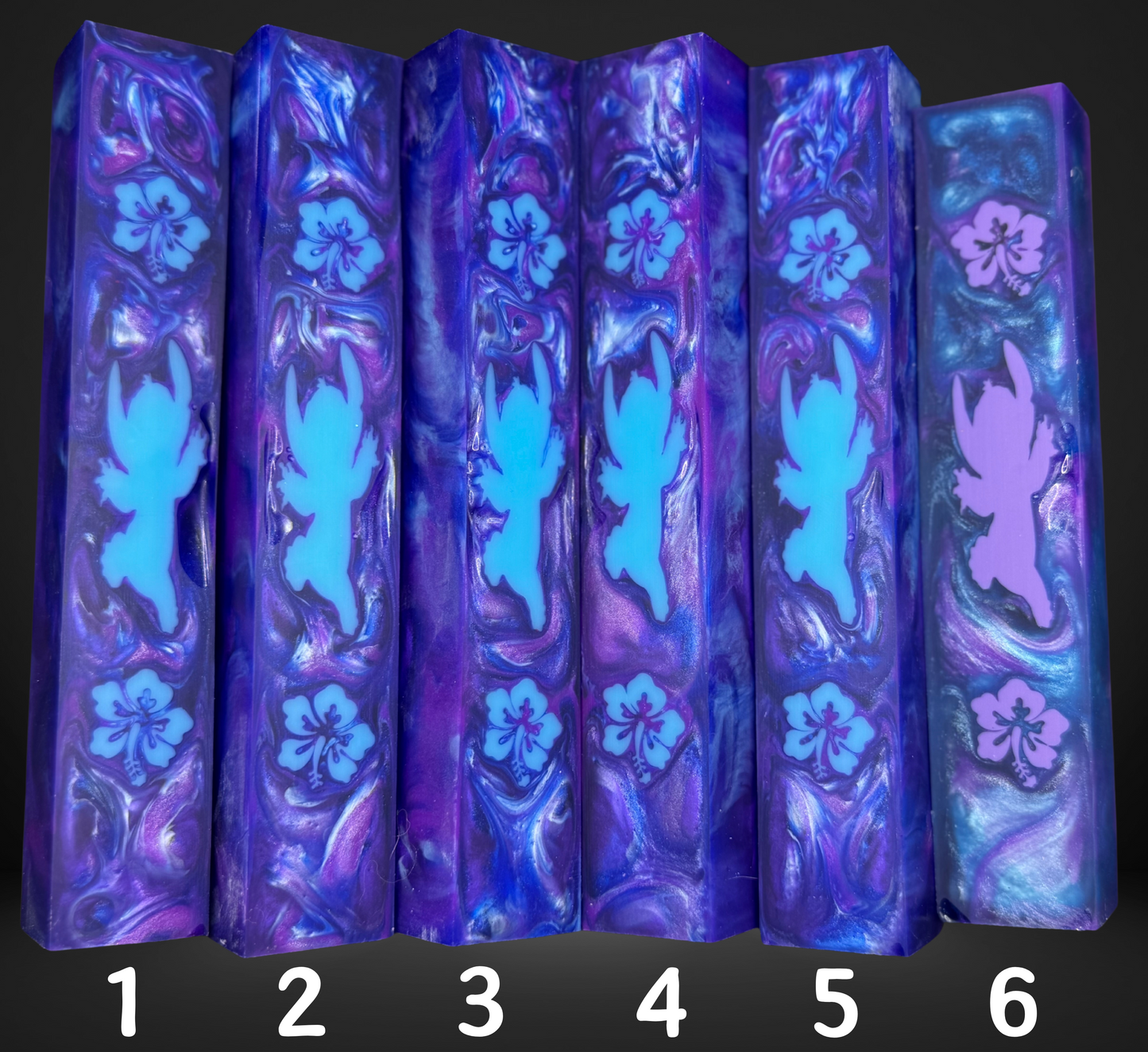 Alien Signature 3D Print Resin Pen Blank