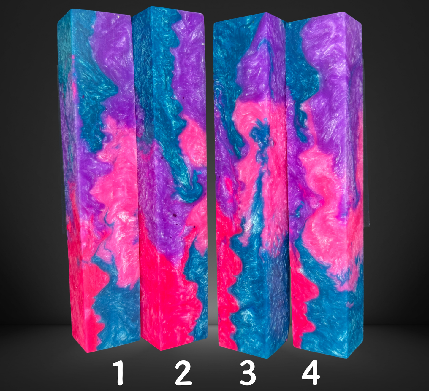 Unicorn Storm Swirled Pen Blanks