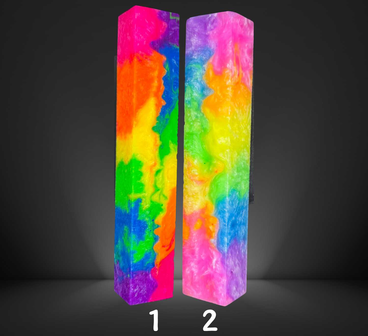 Tie-dye Swirled Pen Blanks