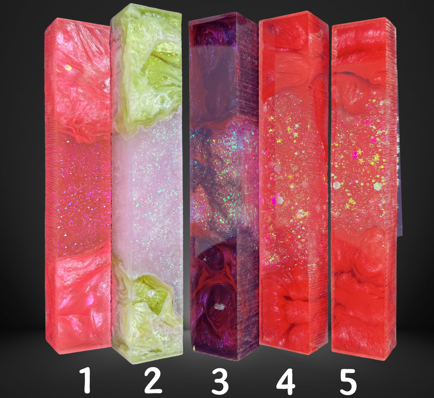 Variety Geode Pen Blanks