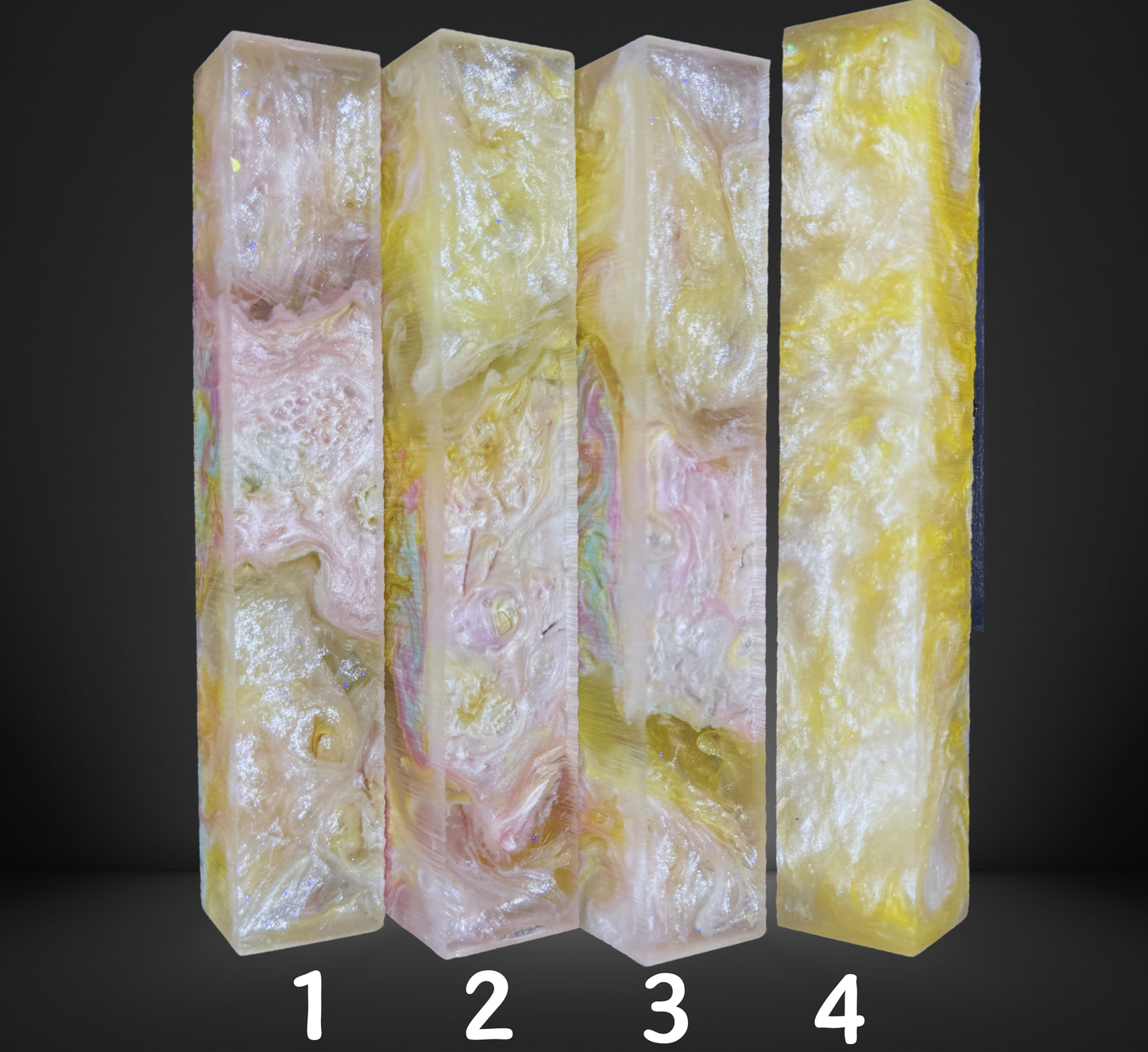 Pastel Swirlscape Pen Blanks