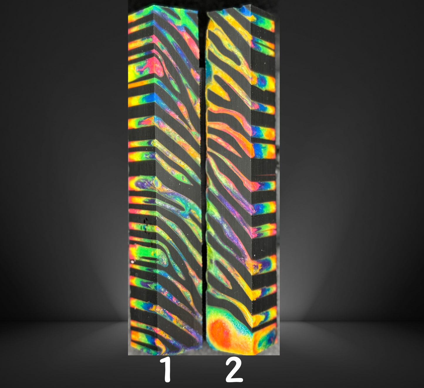 Tie-Dye Zebra Pen Blanks