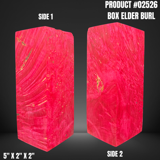 Pink Hybrid Knife Handle Scales Turning Blank #02526