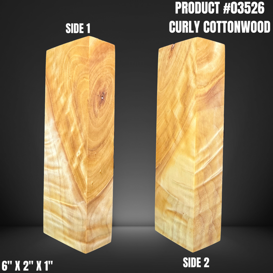 Natural Hybrid Knife Handle Scales Turning Blank #03526