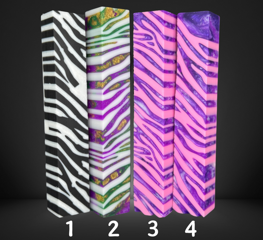 Zebra Variety Pen Blank