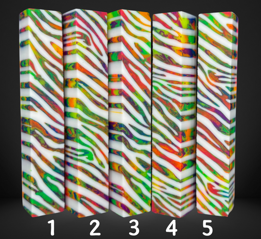 Zebra Stripe Gum Pen Blank