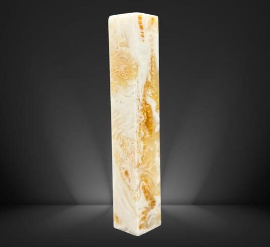 White Cactus Skeleton Hybrid Pen Blank