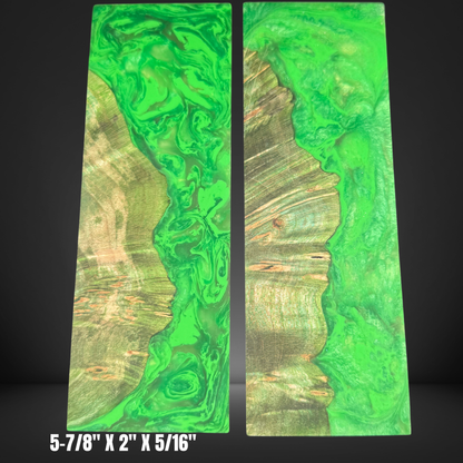 Maple Burl Knife Scales #6824