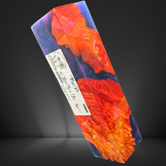 Box Elder Burl Knife Scale Block #12025