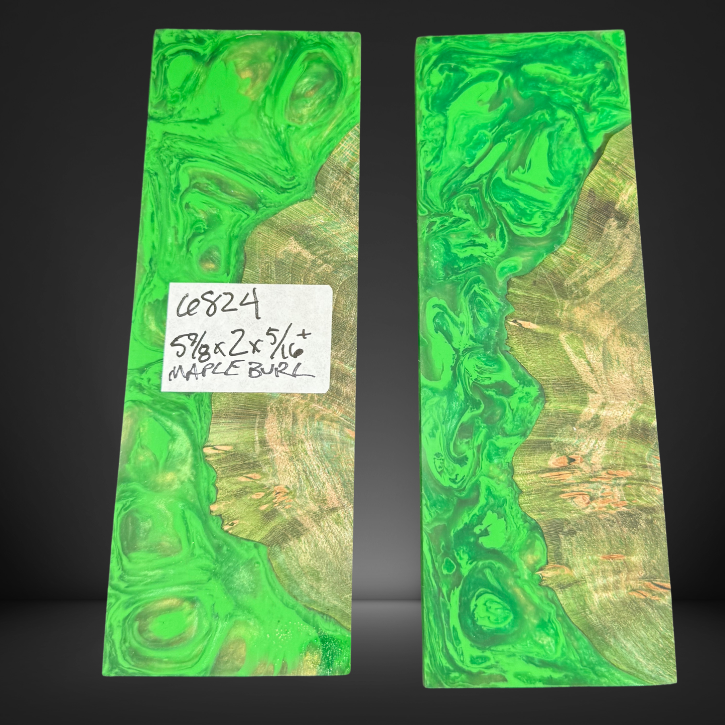 Maple Burl Knife Scales #6824