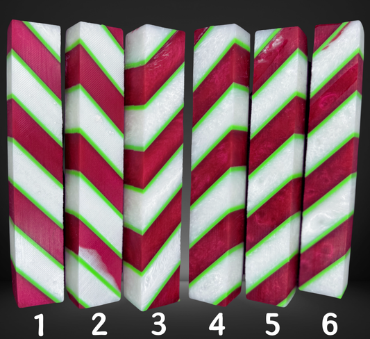 Christmas Ribbon Candy Pen Blank