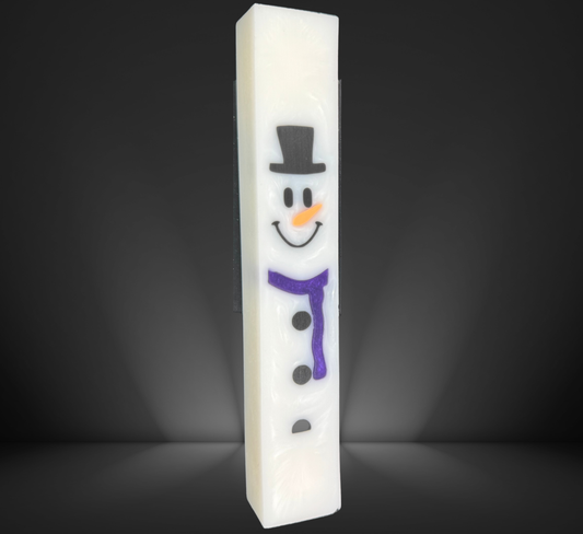 Snowman Purple Scarf Pen Blank