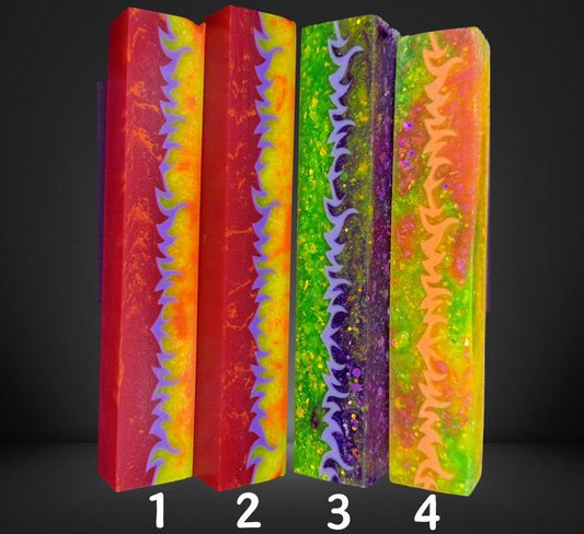 Variety Flame Pen Blank