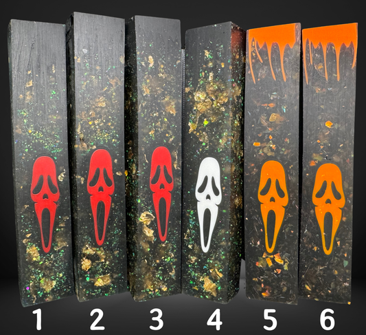 Horror Ghost Variety Signature 3D Print Resin Pen Blank