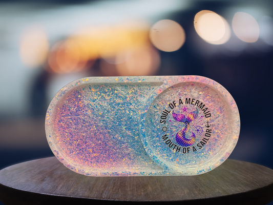 Mermaid Divided Resin Tray