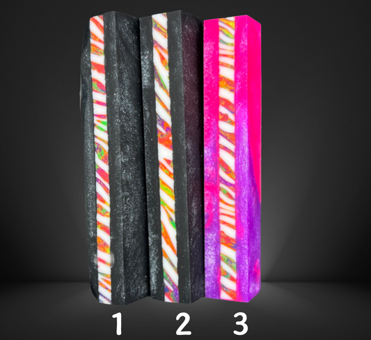 Vertical Stripe Zebra Pen Blanks