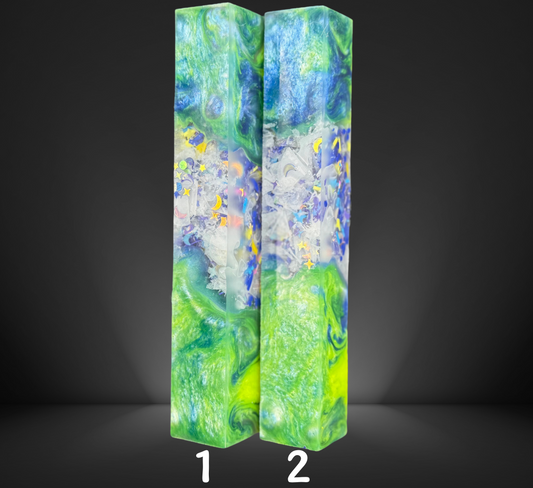 Moon and Stars Sequin Charmed Series Pen Blank