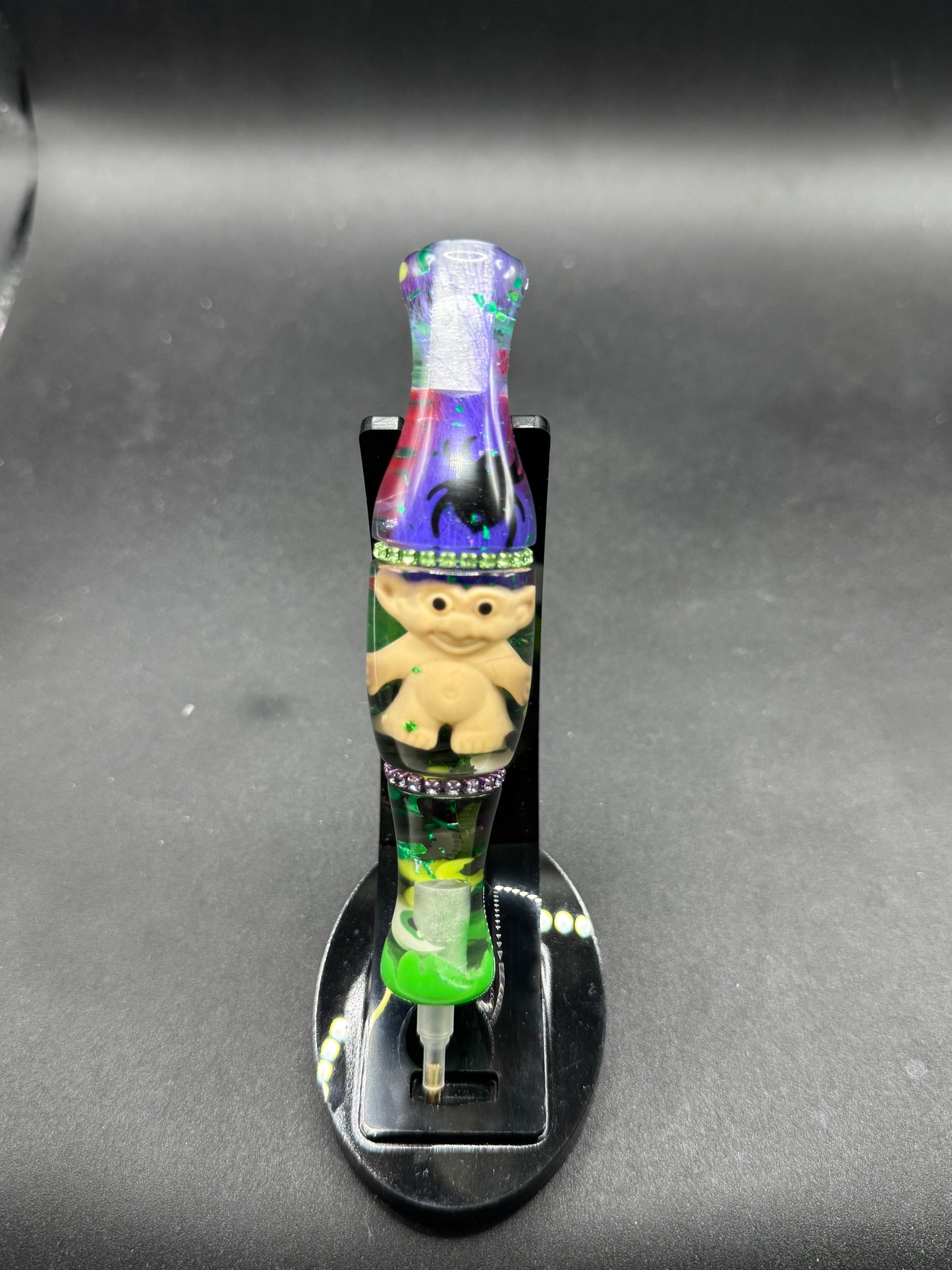 Purple and Green Spooky Troll Diamond Painting Pen