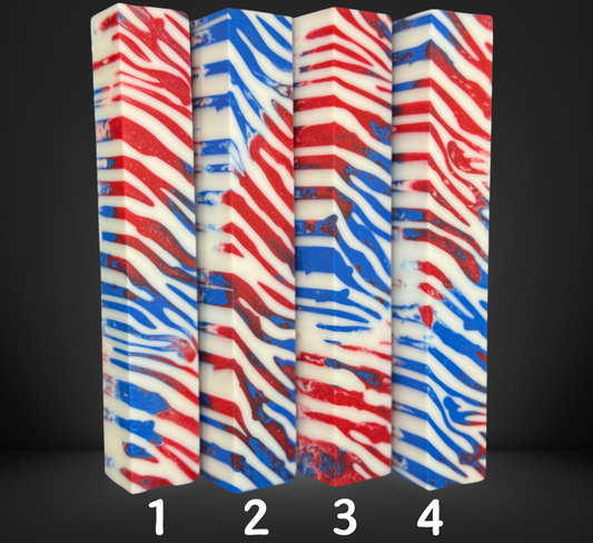 Zebra Patriotic Variety Pen Blank