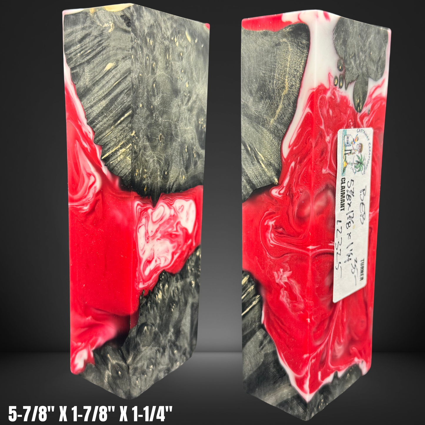 Box Elder Burl Knife Scale Block #12325