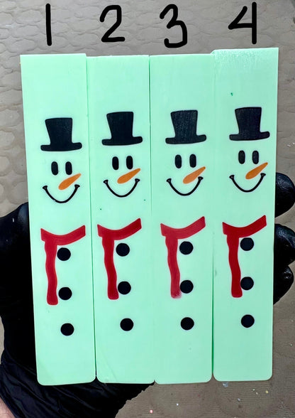 Snowman Pen Blank