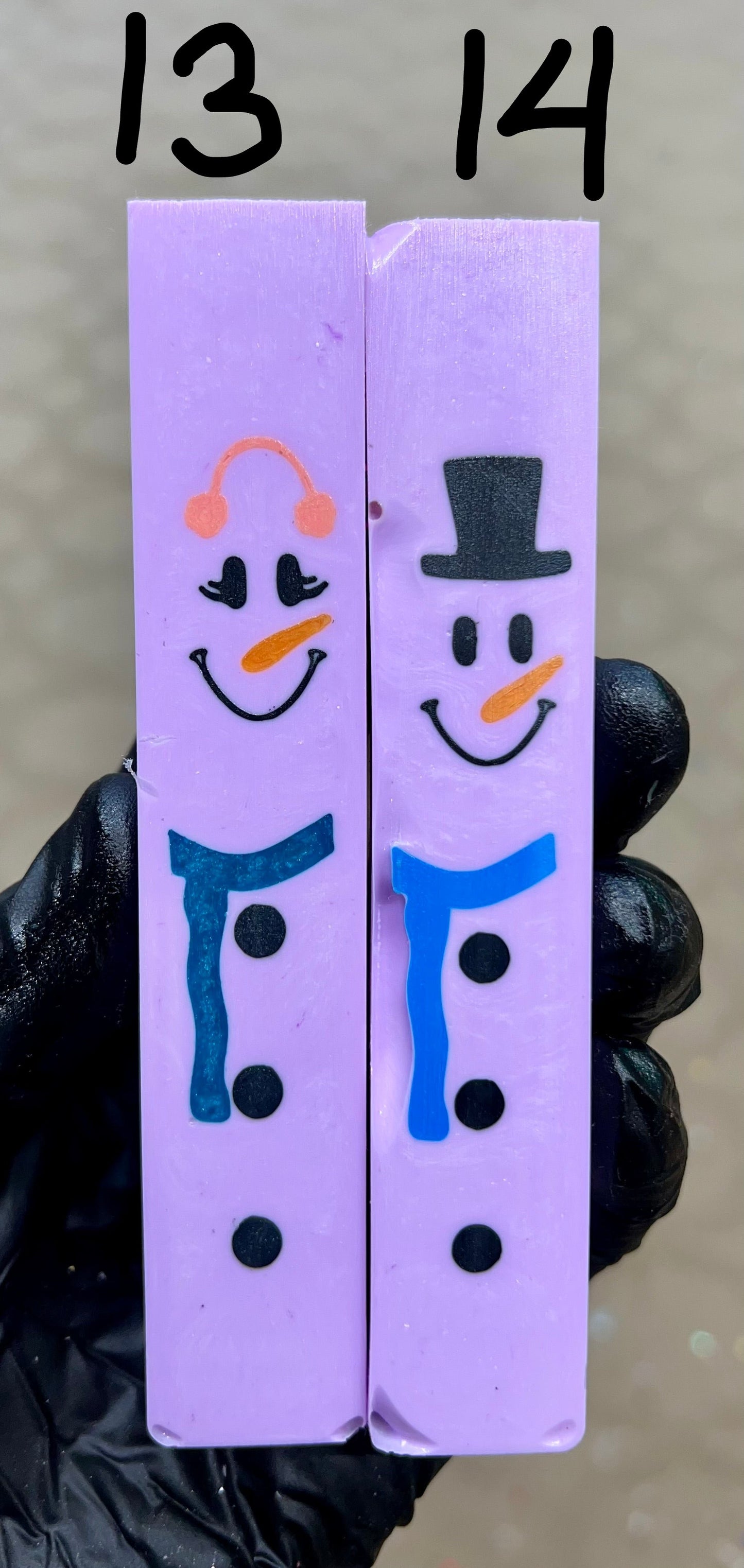 Snowman Pen Blank