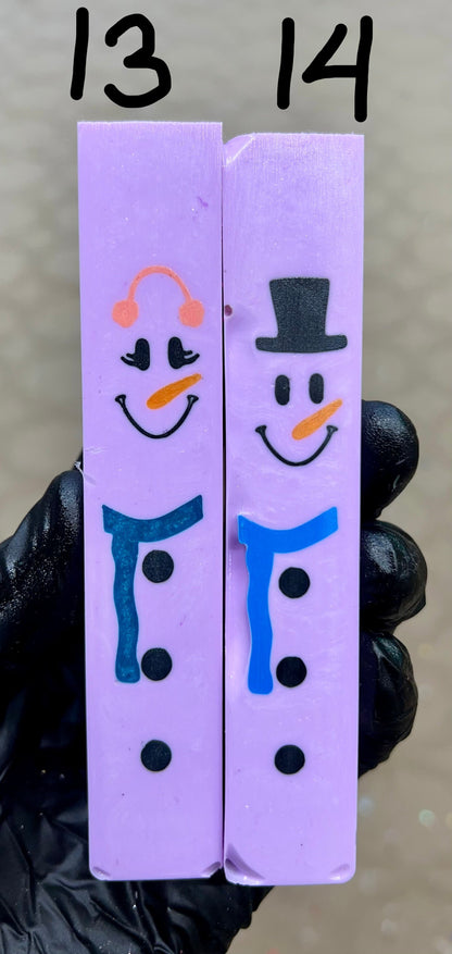 Snowman Pen Blank