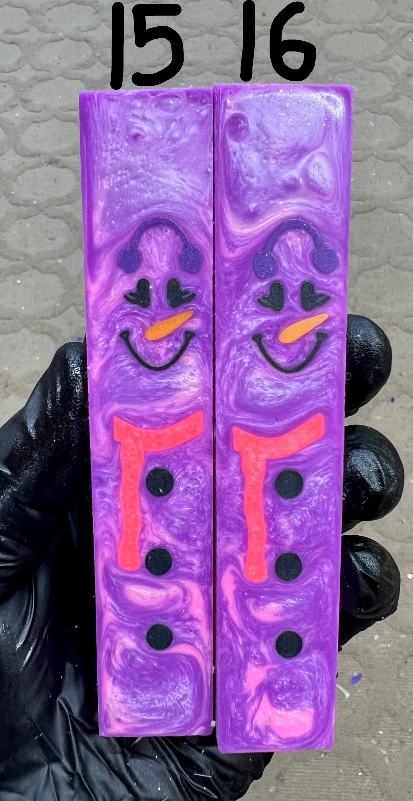 Snowman Pen Blank