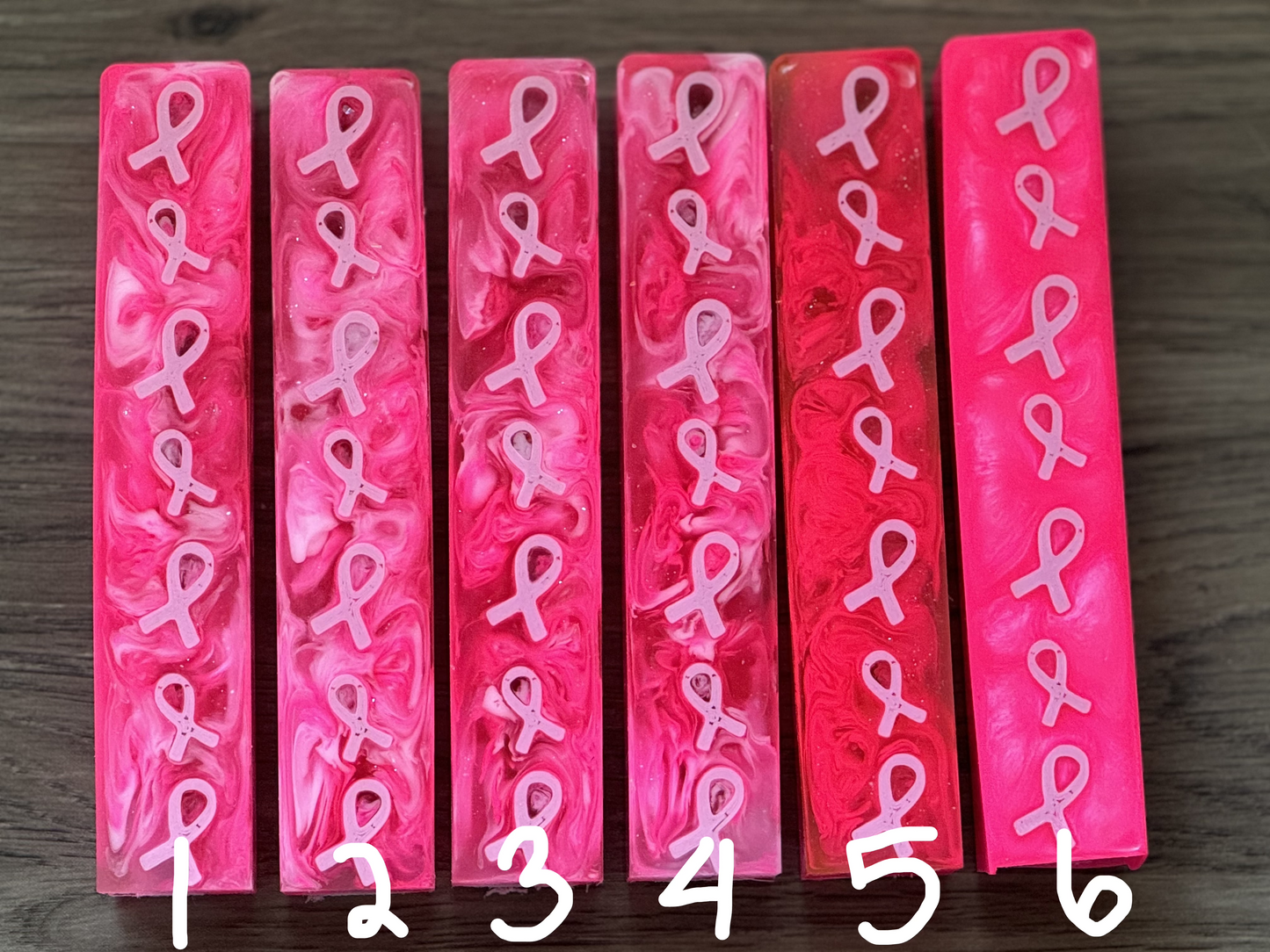 Pink Ribbon Pen Blank